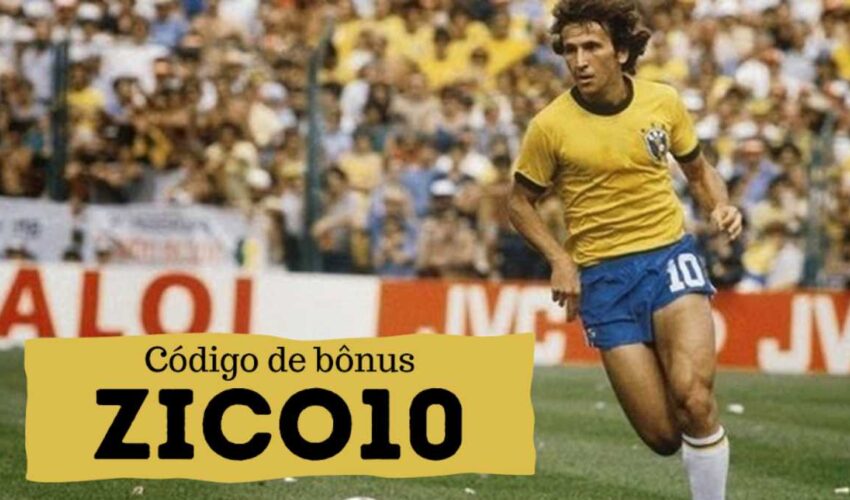 Código de bônus ZICO10 para a seção de esportes na Betano.com.br.